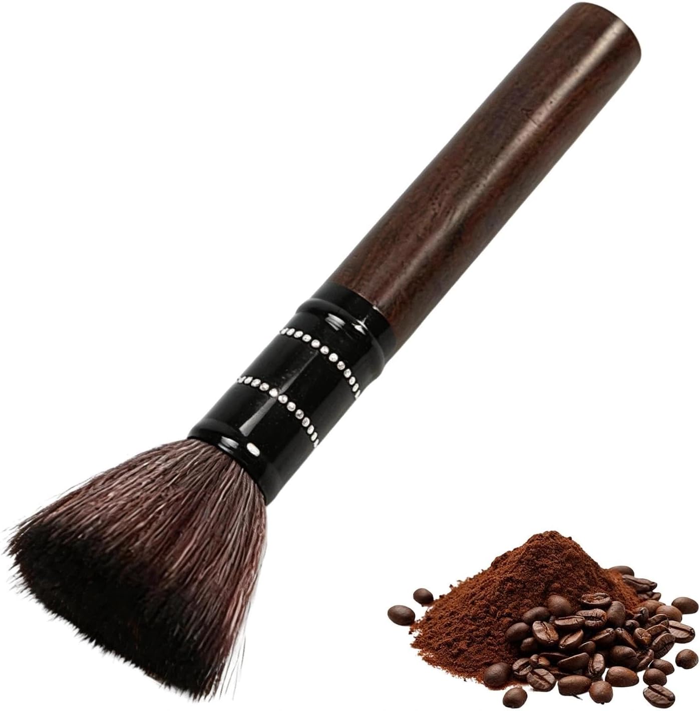 Coffee Brush with Wood Handle