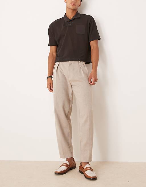 Camel Tailored Trousers